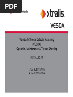 Very Early Smoke Detector Aspirating (Vesda) Operation, Maintenance & Trouble Shooting