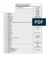 04.4. Janitorial Material and Equipment List