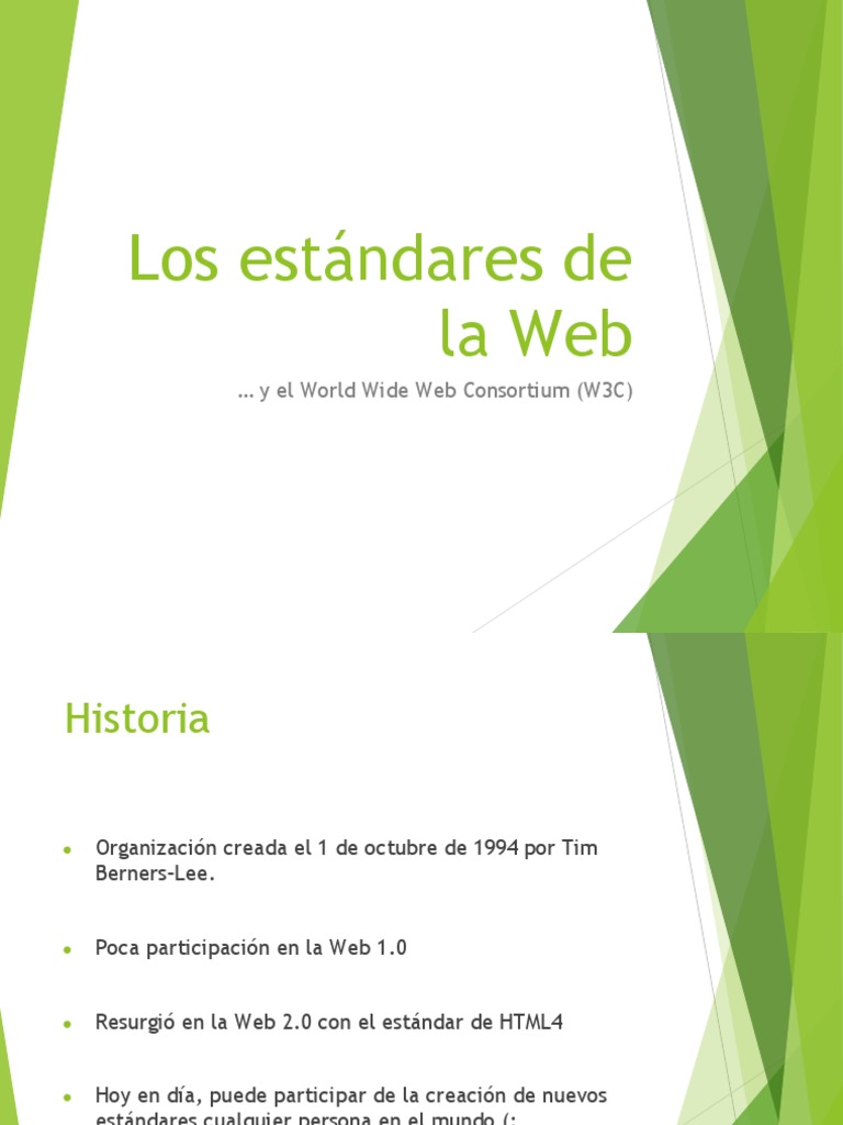 Los Estándares de La Web PDF