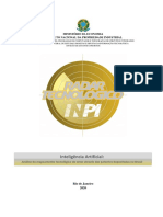 Mapa I.A. Brasil - Patentes e Potencial. MCTI