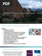 Air Transport Guidelines for Lithium Batteries | PDF | Cargo | Freight ...