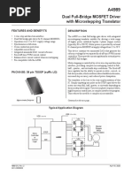 Dual Full-Bridge MOSFET Driver With Microstepping Translator