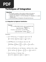 Chapter 2. Techniques of Integration