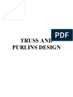 Truss and Purlins Design Warehouse