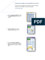 B - Copy Cell Formatting - B