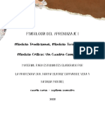 Cuadro Comparativo - Modelo Tradicional, Modelo Tecnológico y Modelo Crítico