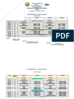 INTERMEDIATE CLASSPROGRAM