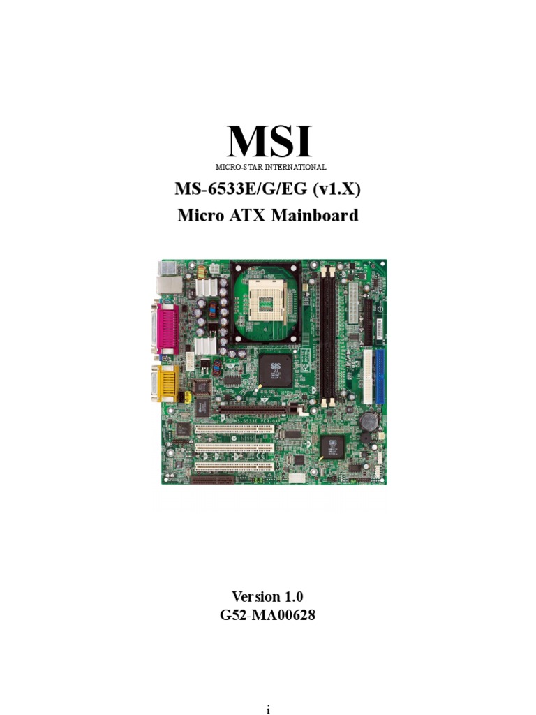 CARTE MÈRE MSI ms-6511 ver 1 socket 462 + Duron 800 + ventirad - Tested EUR 20,00 - FR