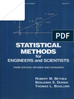 (Bethea, Robert M) - Statistical Methods For Engineers and Scientists, Third Edition-Routledge (2018)