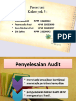 Penyelesaian Audit