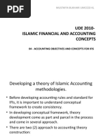   Islamic Financial and Accounting Concepts 