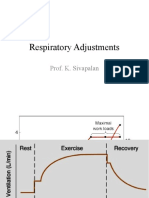 Respiratory Adjustments: Prof. K. Sivapalan