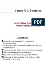 Luminescence and Samples: How To Obtain Good QC Results in Fluorescence Spectros