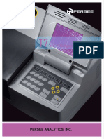 UV/VIS Spectrophotometer: Persee Analytics, Inc