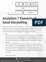 Aristotle's 7 Elements of Good Storytelling: Dialogue Décor Melody Spectacle