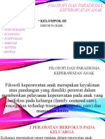 FILOSOFI dan paradigma KEPERAWATAN Anak