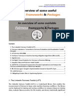 Fairness Frameworks Packages: An Overview of Some Useful &