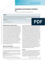 Myasthenia Gravis Presentation and Treatment Variations: A Case Study Approach