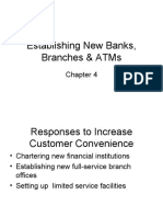 Establishing New Banks, Branches & Atms