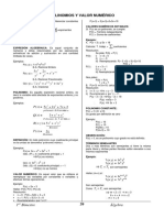 Polinomios y Valor Numérico