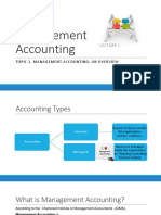 Topic 1. Management Accounting: An Overview