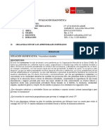 EVALUACIÓN DIAGNÓSTICA. Educacion Fisica 5to