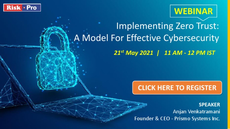 Zero Trust Cybersecurity Webinar | PDF | Computers | Technology ...