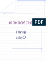 Methode D'evaluation