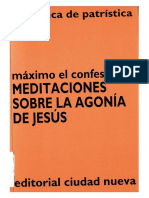 MAXIMO EL CONFESOR - Meditaciones Sobre La Agonia de Jesus