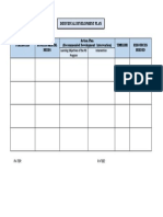 Individual Development Plan Template