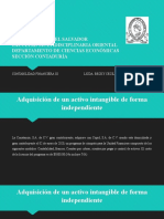 Universidad de El Salvador Facultad Multidisciplinaria Oriental Departamento de Ciencias Económicas Sección Contaduría