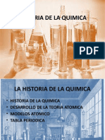 Historia de La Quimica