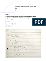 Tugas 3 Matematika Ekonomi PDF