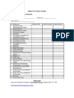 Behind the Wheel Checklist