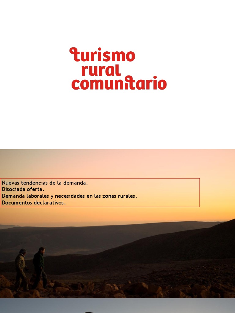 Estrategia de Turismo Rural Comunitario | PDF | Turismo | Iniciativa ...