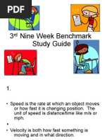 3 Nine Week Benchmark Study Guide