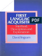 First Language Acquisition - Ingram