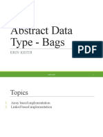 Abstract Data Type - Bags: Erin Keith