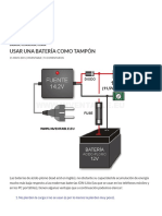 Usar Una Batería Como Tampón - Inventable-1