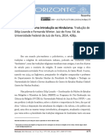 Resenha sobre introdução ao Hinduísmo