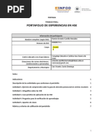 Portafolio de Experiencias HSE en word