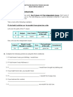 The Third Conditional Structure Grade 11°