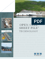 Open Cell Sheet Pile: Technology