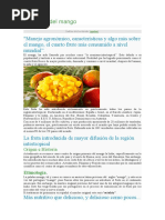 Cultivo del mango