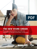 The New Work Order: Ensuring Young Australians Have Skills and Experience For The Jobs of The Future, Not The Past