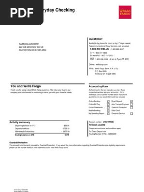 wells fargo dsip list 2024 pdf Everyday Checking | | Overdraft best b12 tablets
