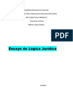 Ensayo de Logica Juridica