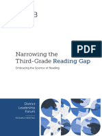 Narrowing The Third-Grade Reading Gap
