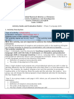 Activity Guide and Evaluation Rubric - Phase 3 - Language Skills