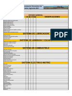 Checklist Mantenimiento Preventivo Tractor - Jose Lorenzo Diaz